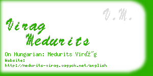 virag medurits business card